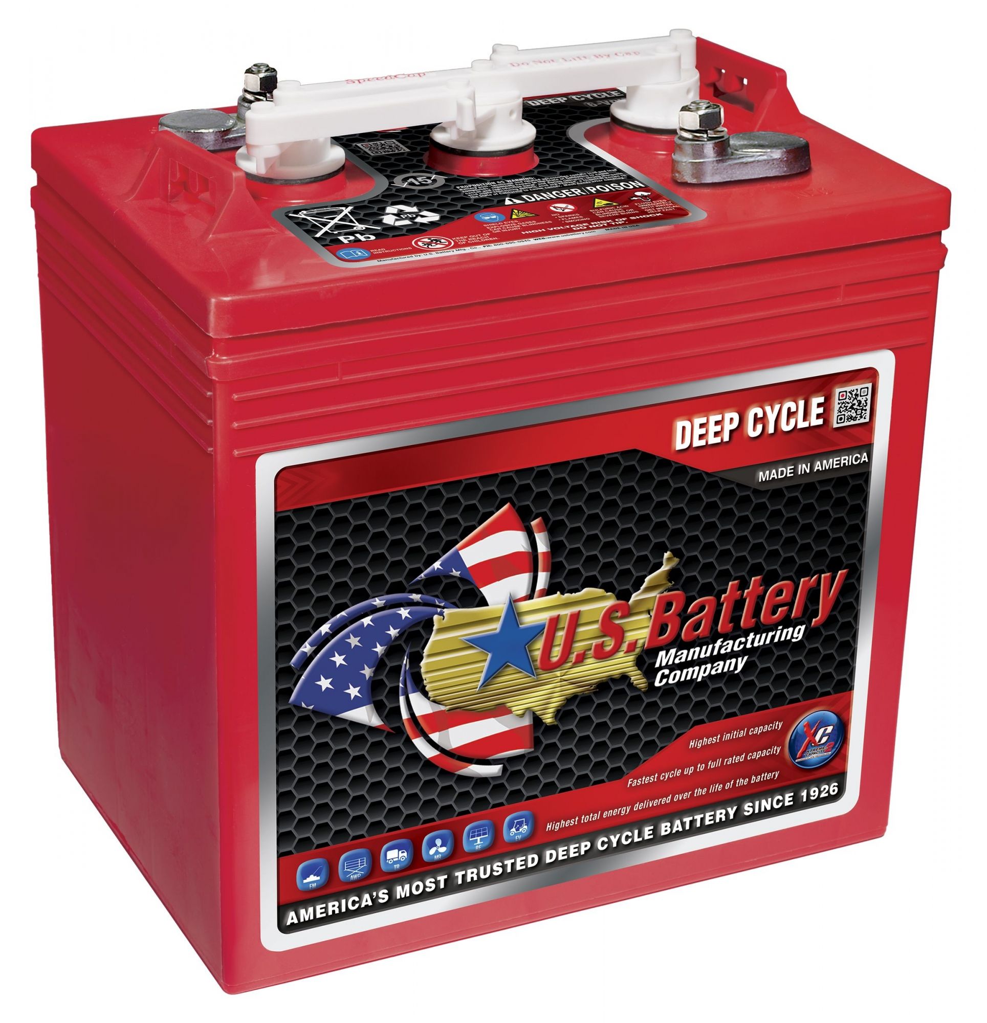 Купить Аккумулятор US Battery US 2200 XC2 с доставкой по РФ. В интернет-магазине Grassmart.ru