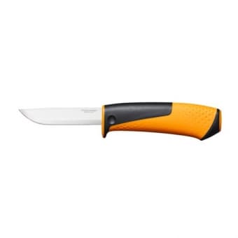 Купить Универсальный нож с точилкой Fiskars с доставкой по РФ. В интернет-магазине Grassmart.ru